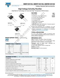 MBRF10H150CT-E3/45 Datasheet Cover