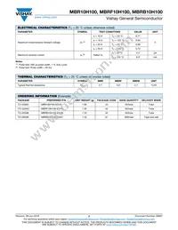 MBRF10H150CT-E3/45 Datasheet Page 2