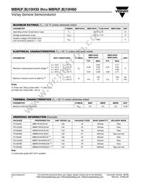 MBRF10H50HE3/45 Datasheet Page 2