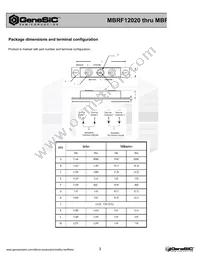 MBRF12040R Datasheet Page 3
