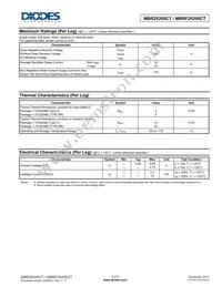 MBRF20200CT-LJ Datasheet Page 2