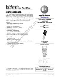 MBRF20200CT Datasheet Cover