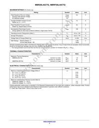 MBRF20L45CTG Datasheet Page 2