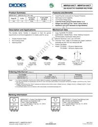 MBRF30100CT-LJ Datasheet Cover