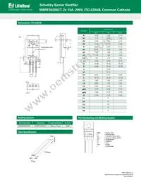 MBRF30200CT Datasheet Page 3