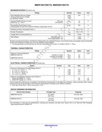 MBRF30H150CTG Datasheet Page 2