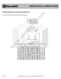 MBRH120200R Datasheet Page 3