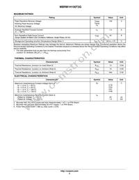 MBRM1H100T3G Datasheet Page 2