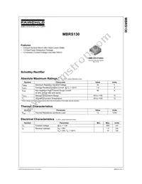 MBRS130 Datasheet Page 2