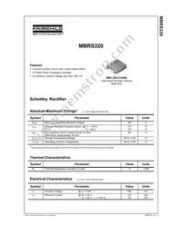 MBRS320 Datasheet Page 2