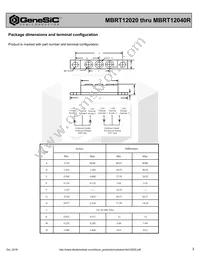 MBRT12040R Datasheet Page 3