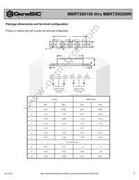 MBRT200200R Datasheet Page 3