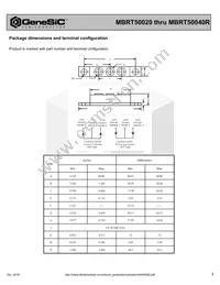 MBRT50040R Datasheet Page 3