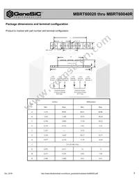 MBRT60040R Datasheet Page 3