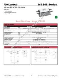 MBS4850 Datasheet Cover