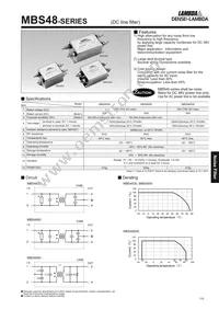 MBS4850S Datasheet Cover