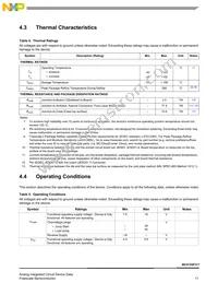 MC07XSF517BEK Datasheet Page 11