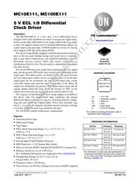 MC100E111FNR2 Datasheet Cover