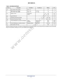 MC100E310FNR2G Datasheet Page 3