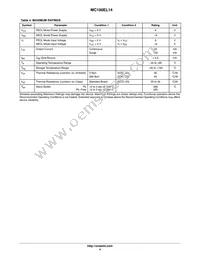 MC100EL14DWR2G Datasheet Page 4