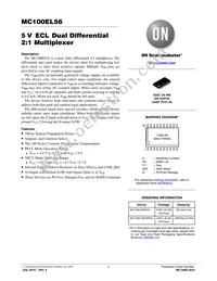 MC100EL56DWR2G Datasheet Cover