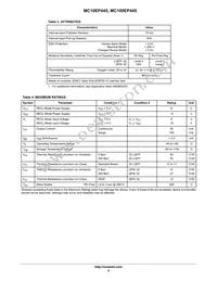 MC100EP445MNR4G Datasheet Page 4