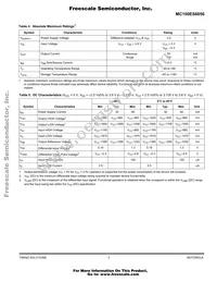 MC100ES6056DT Datasheet Page 3