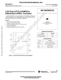 MC100ES60T22D Datasheet Cover