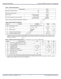 MC100ES60T23EFR2 Datasheet Page 2