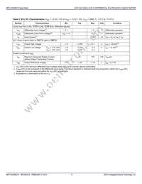 MC100ES6210KLF Datasheet Page 5