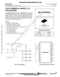 MC100ES6535DT Datasheet Cover
