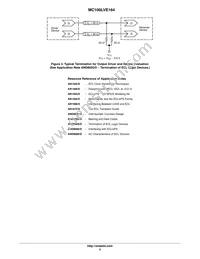 MC100LVE164FAR2G Datasheet Page 5