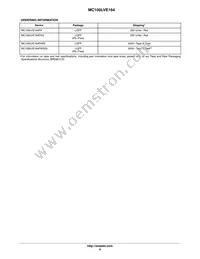 MC100LVE164FAR2G Datasheet Page 6