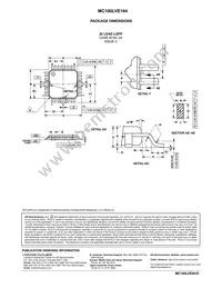 MC100LVE164FAR2G Datasheet Page 7