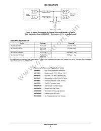 MC100LVE210FNR2G Datasheet Page 6