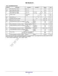 MC100LVEL16MNR4G Datasheet Page 3