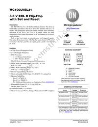 MC100LVEL31DTR2 Datasheet Cover