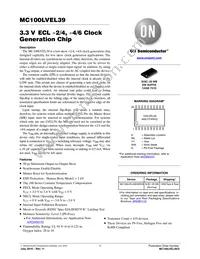 MC100LVEL39DWG Datasheet Cover