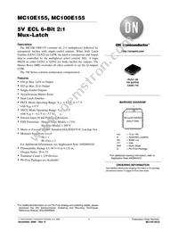 MC10E155FNR2G Datasheet Cover