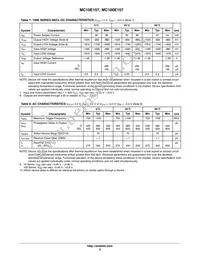MC10E157FNR2G Datasheet Page 5