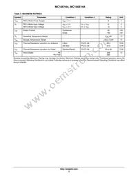 MC10E164FNR2G Datasheet Page 3