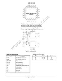 MC10E1652L Datasheet Page 2