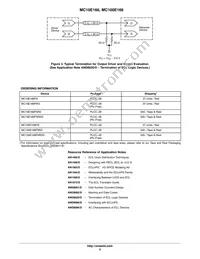 MC10E166FNR2G Datasheet Page 5