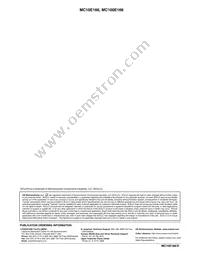 MC10E166FNR2G Datasheet Page 7