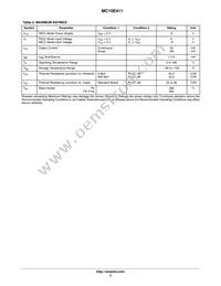 MC10E411FNR2G Datasheet Page 3