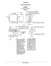 MC10E411FNR2G Datasheet Page 7