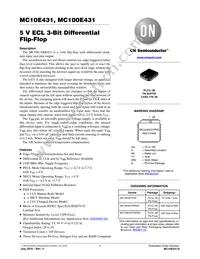 MC10E431FNR2 Datasheet Cover