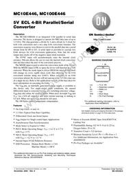 MC10E446FNR2G Datasheet Cover