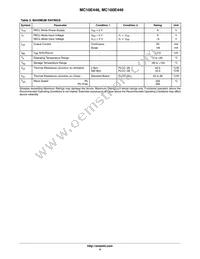 MC10E446FNR2G Datasheet Page 4