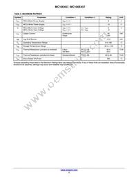 MC10E457FNR2G Datasheet Page 3